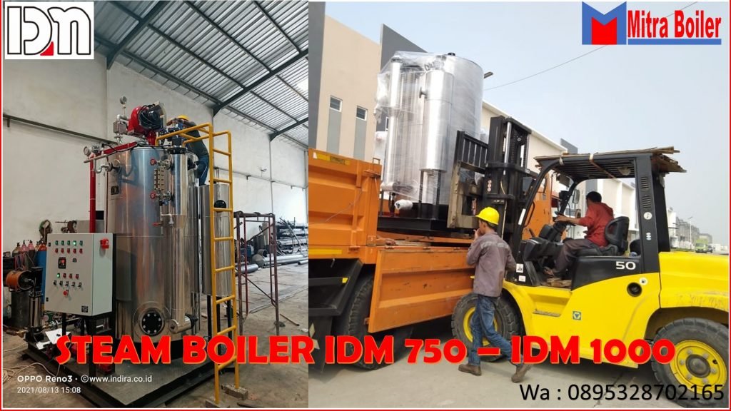 BOILER VERTIKAL 750 - 1000 KG/JAM