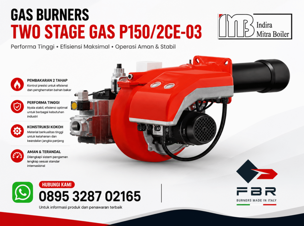 GAS BURNERS ONE STAGE FBR GAS P150/2CE-03