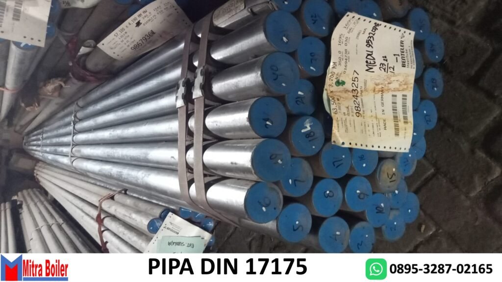 JUAL PIPA BOILER DIN 17175 ST-35.8/ ST 45.8/ 15Mo3/ 13CrMo44/ 10CrMo910