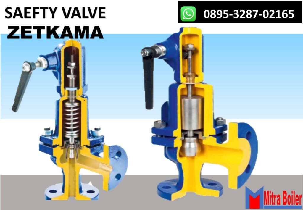 SPESIFIKASI JUAL SAFETY VALVE ZETKAMA FOR STEAM BOILER