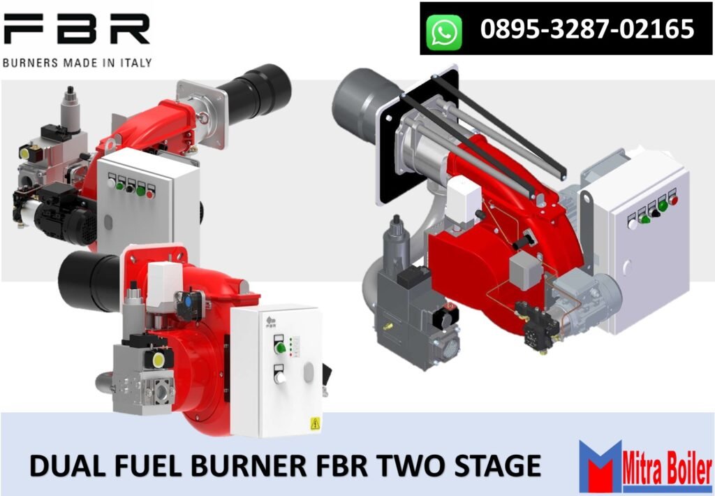 BURNER DUAL FUEL GAS DAN SOLAR - FBR K 3/2 TC