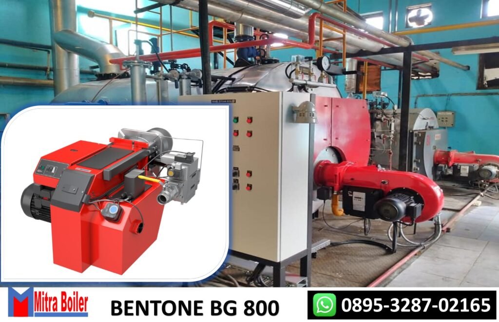 JUAL GAS BURNER BENTONE FOR STEAM BOILER 2 TON