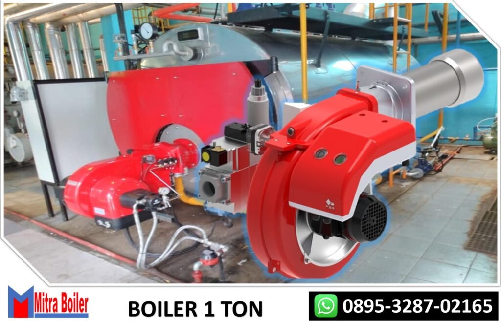 JUAL BURNER GAS FBR GAS P100 UNTUK BOILER 1 TON