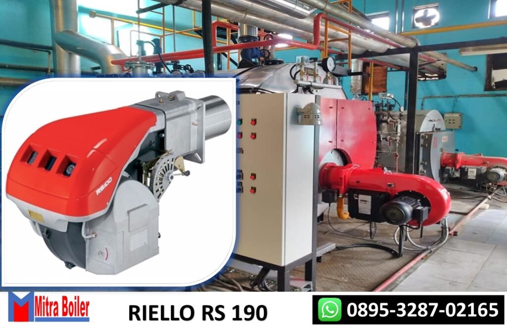 JUAL GAS BURNER RIELLO FOR STEAM BOILER 2 TON