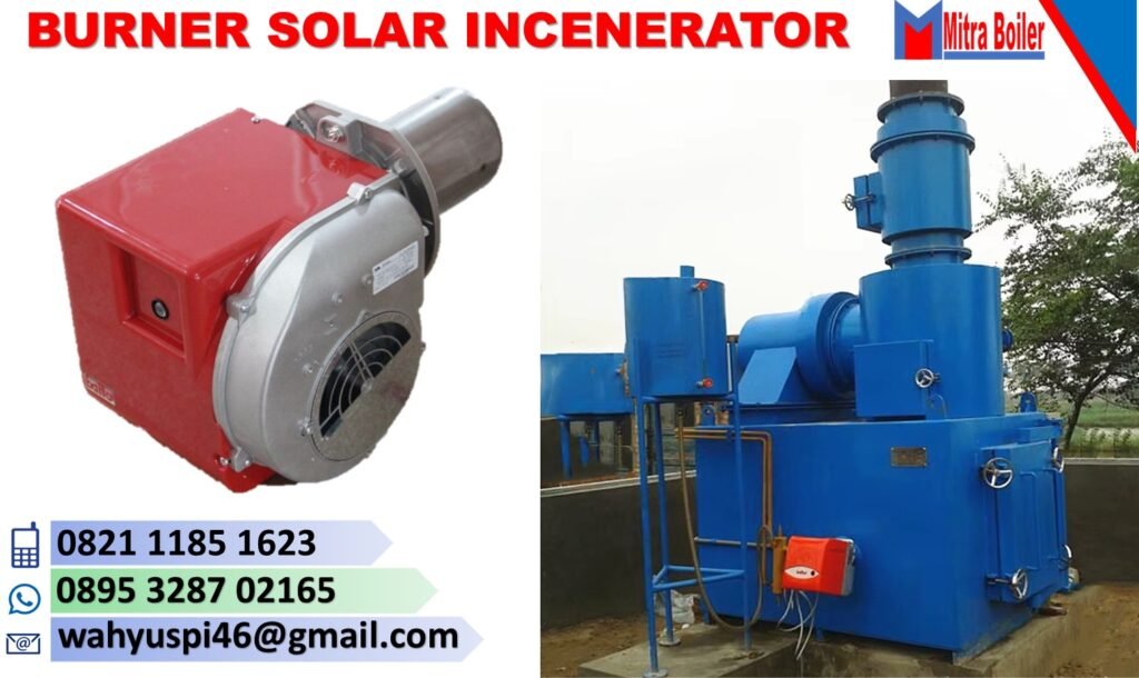 JUAL BURNER BAITE BB SOLAR - PEMBAKARAN SAMPAH ( INCENERATOR )