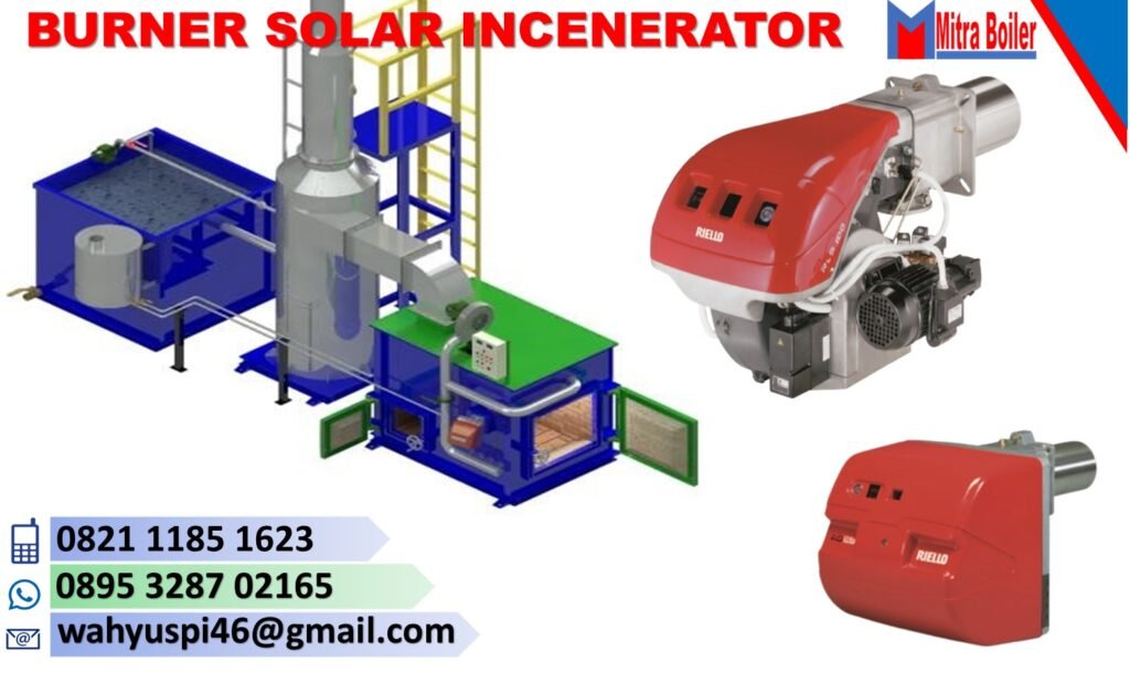 JUAL OIL BURNER RIELLO SERI RL UNTUK MESIN INCENERATOR 