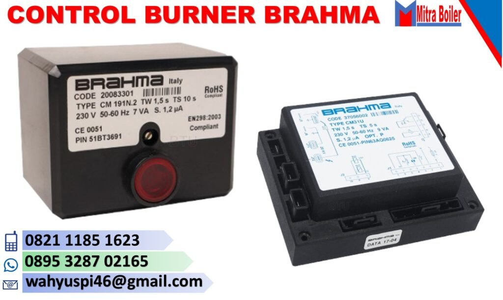 PRODUK CONTROL BURNER BRAHMA CM...N SM...N MM...N