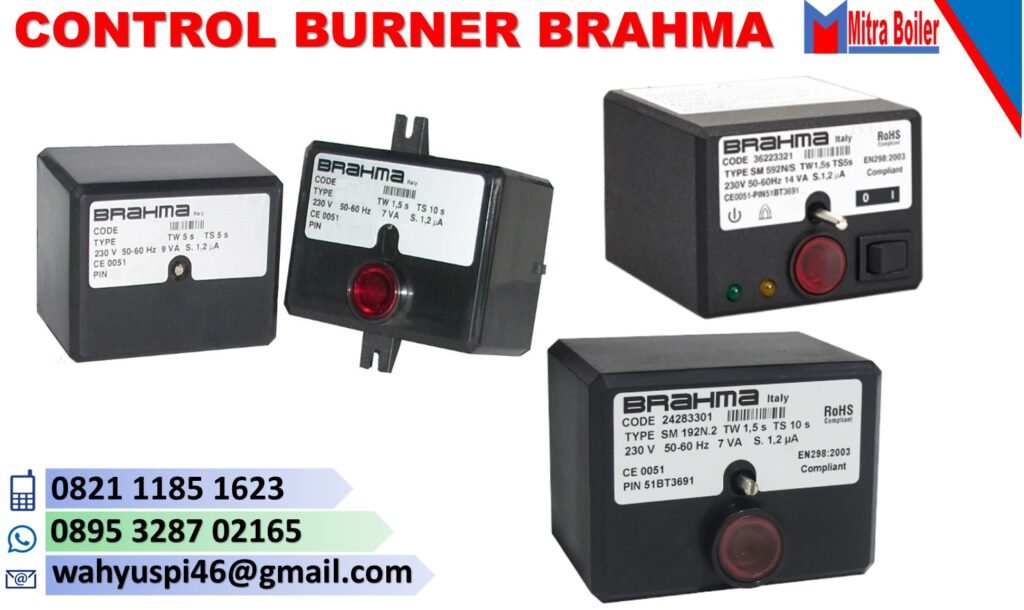 control BURNER GAS brahma