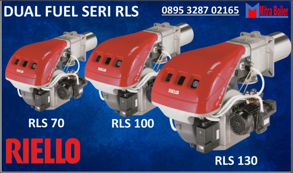 BURNER RIELLO DUAL FUEL RLS 70, 100, 130