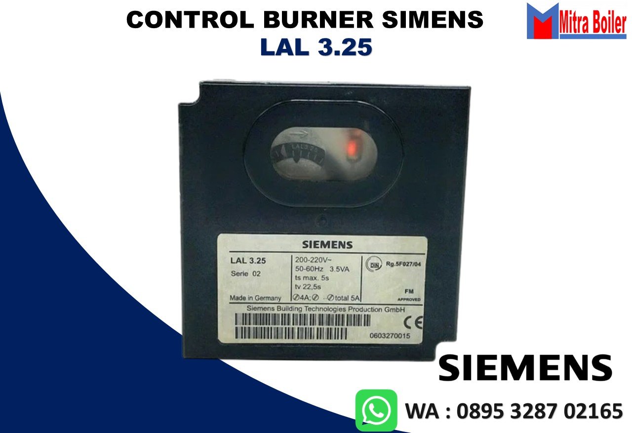 JUAL CONTROL BURNER SIEMENS LAL 3.25