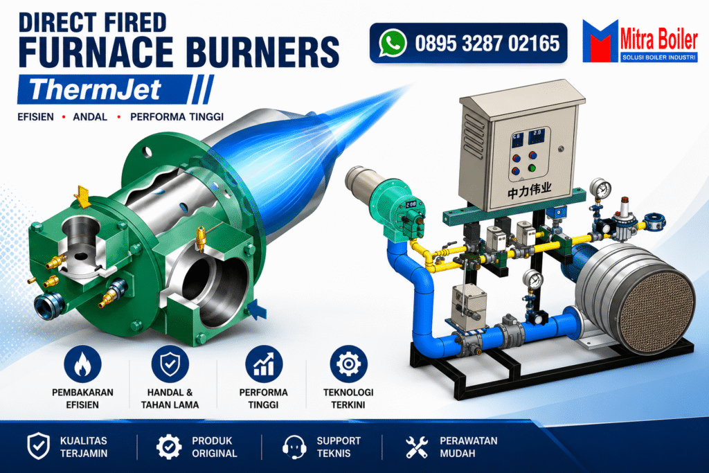 HONEYWELL BURNERS FOR DIRECT FIRED FURNACE – MODULATING SYSTEM