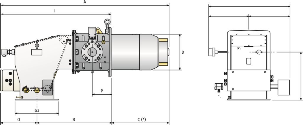 SERI DB Dimensi keseluruhan (mm)