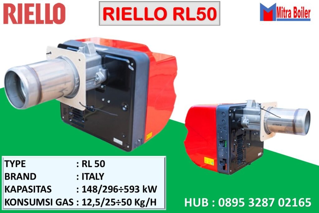BURNER RIELLO BAHAN BAKAR SOLAR MERK ITALY