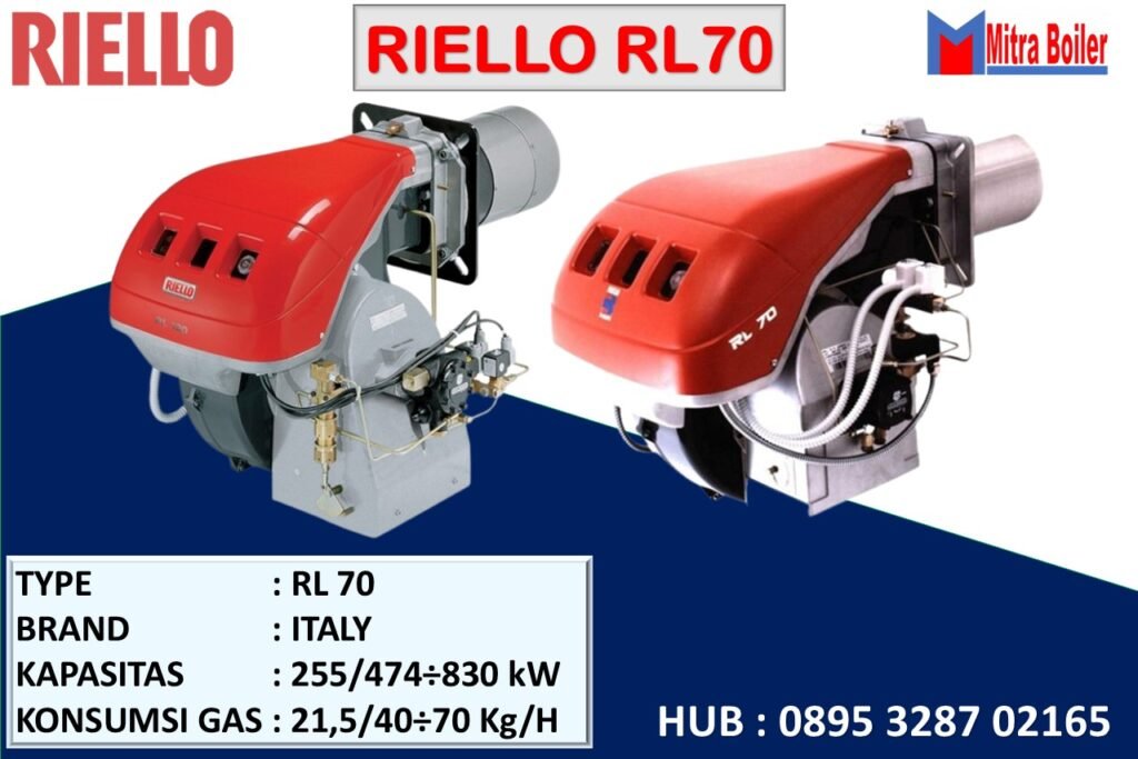 LIGHT OIL BURNER RIELLO TWO STAGE ITALIA