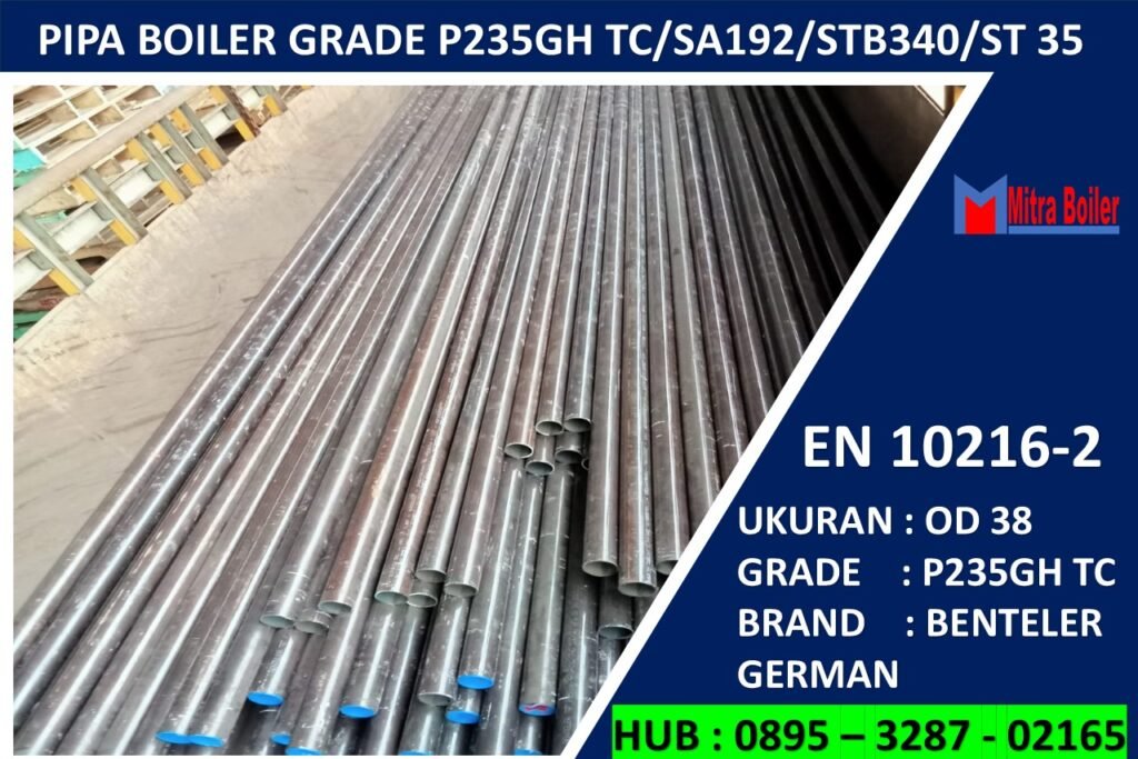PIPA BOILER OD 38 BENTELER GERMAN