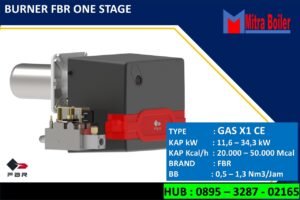 JUAL FBR GAS X1 CE - BURNER GAS SINGLE STAGE