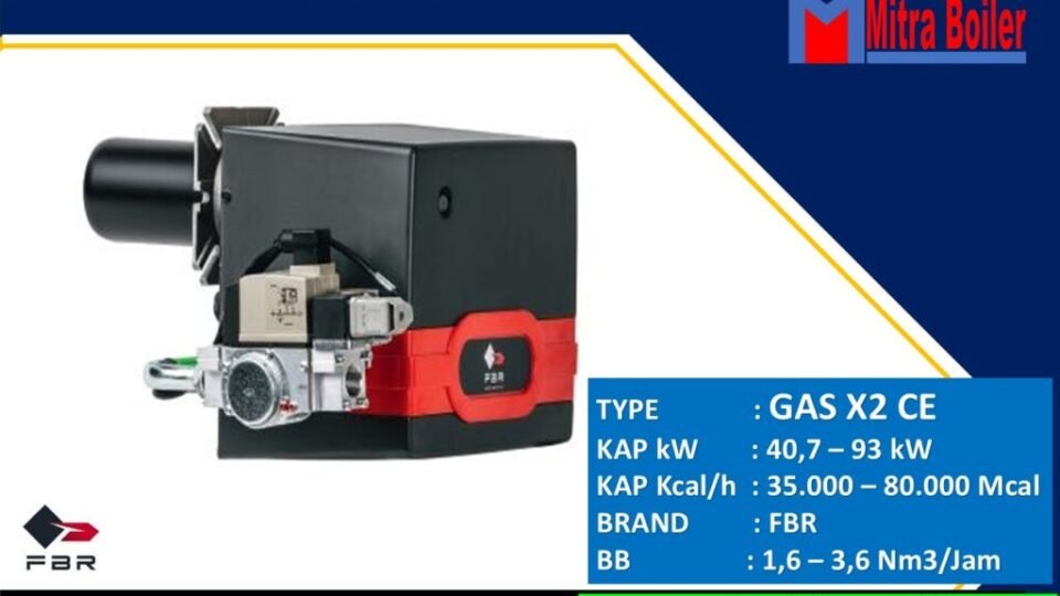 TYPE BURNER FBR GAS X2 CE