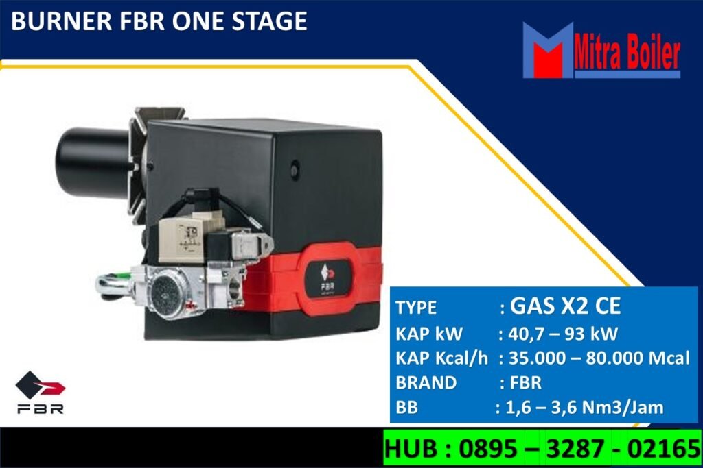 BURNER GAS FBR SINGLE STAGE