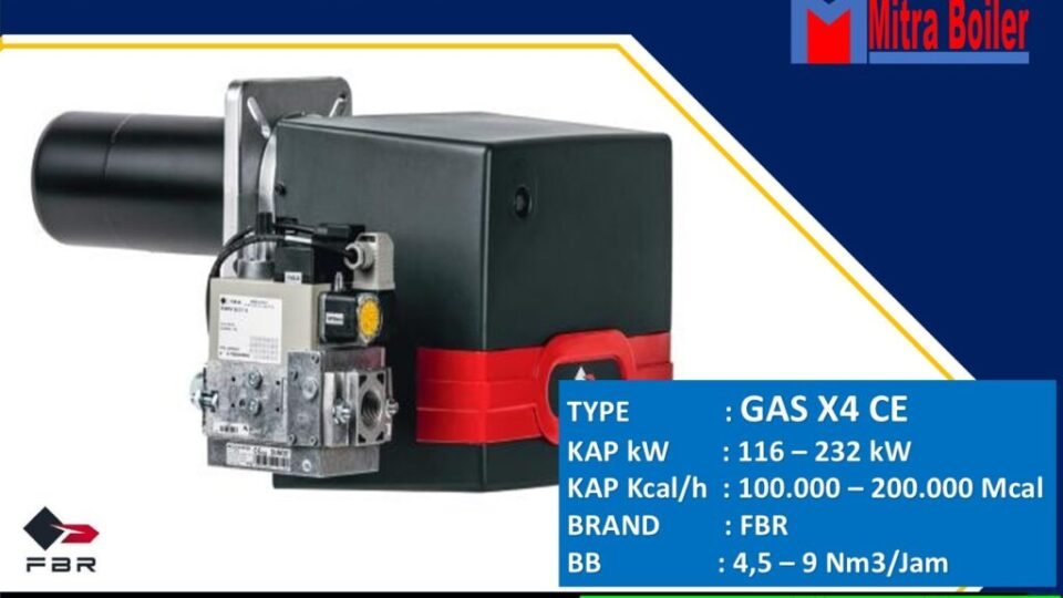TYPE BURNER FBR GAS X4 CE