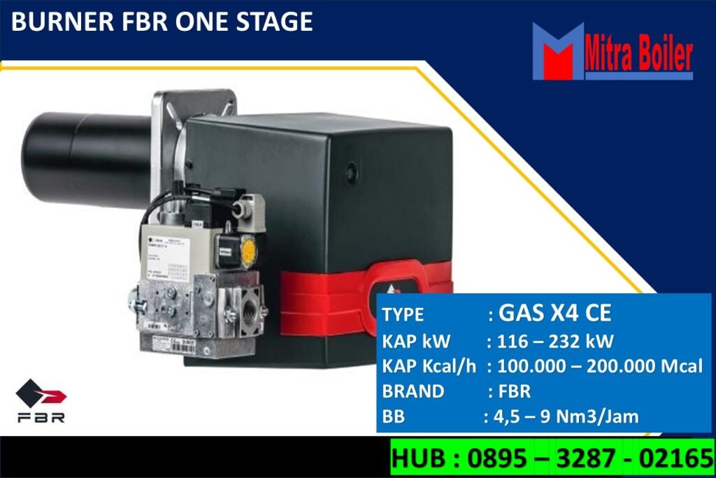BURNER GAS FBR SINGLE FUEL