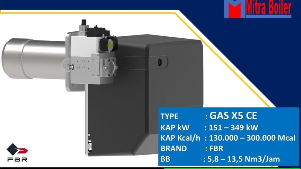 TYPE BURNER FBR GAS X5 CE