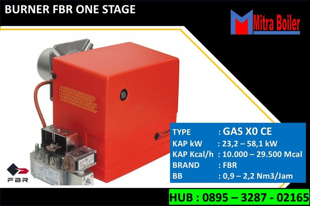 BURNER GAS FBR SINGLE STAGE