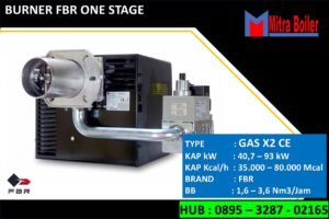 BURNER FBR ITALIA GAS X SINGLE STAGE
