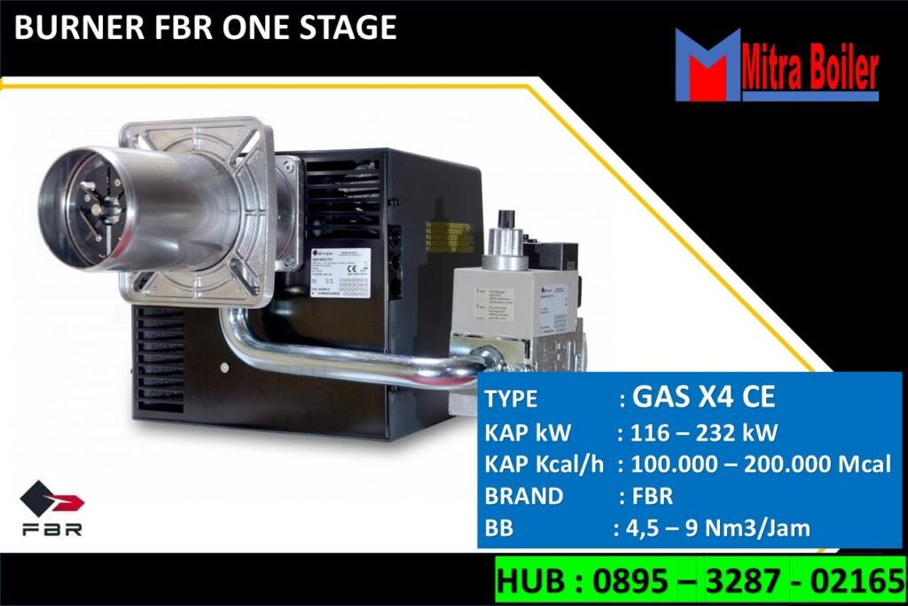 BURNER GAS FBR SATU TAHAP