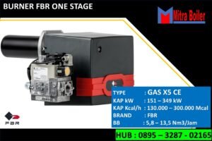 SPESIFIKASI TERPERINCI BURNER GAS X 5/2