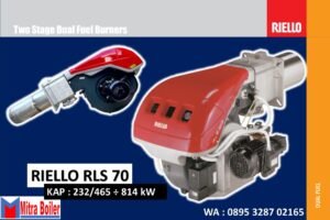 BURNER RIELLO DUAL FUEL RLS 70