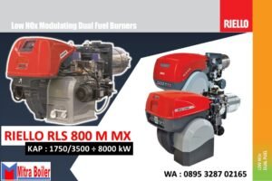BURNER RIELLO DUAL FUEL RLS 800/M MX