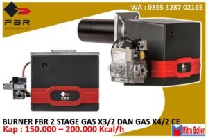 BURNER GAS FBR TWO STAGE GAS X4/2
