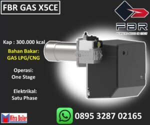 TEKNIKAL DATA BURNER FBR GAS X5CE