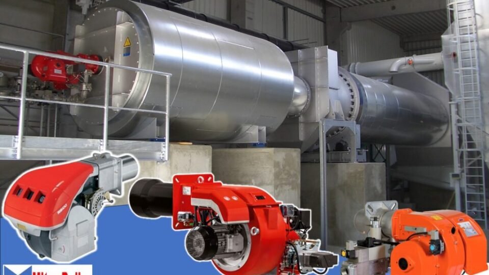 BURNER GAS ROTARY DRYER