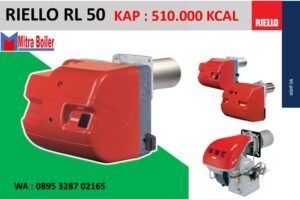 SPESIFIKASI RIELLO RL 50 bahan bakar solar