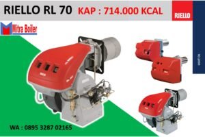SPESIFIKASI RIELLO RL 70 bahan bakar solar