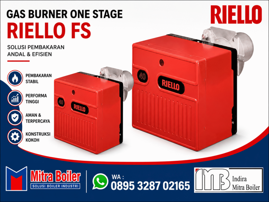 GAS BURNER RIELLO ONE STAGE R40 FS