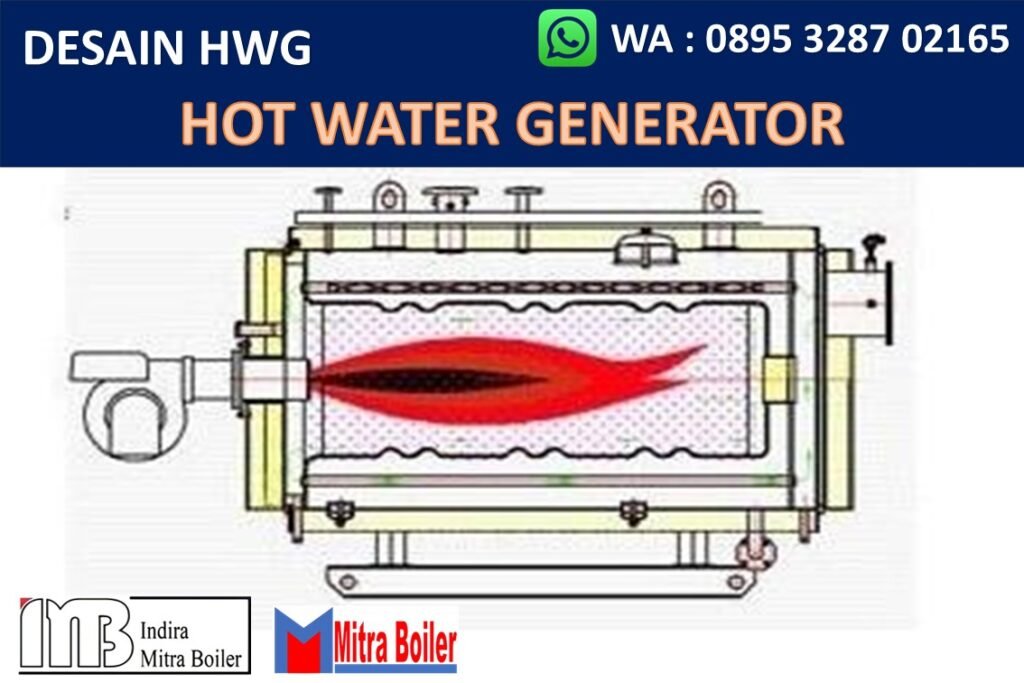 DESAIN HOT WATER BOILER, HOT WATER GENERATOR
