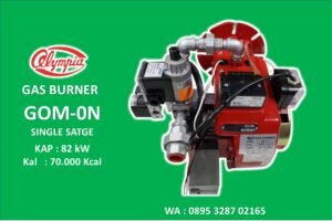 GAS BURNER OLYMPIA GOM-0N SINGLE STAGE KAP : 70.000 KCAL