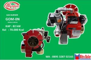 SPESIFIKASI BURNER OLYMPIA GOM-0N GAS SINGLE STAGE