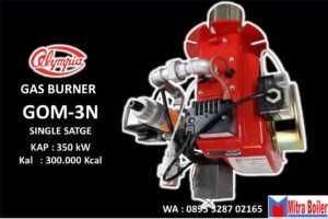 GAS BURNER OLYMPIA GOM-3N SINGLE STAGE KAP: 300.000 KCAL/JAM