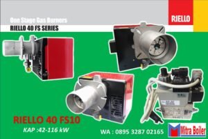 SPESIFIKASI RIELLO 40 FS10 BAHAN BAKAR GAS