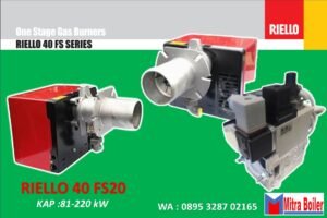 SPESIFIKASI RIELLO 40 FS20 BAHAN BAKAR GAS