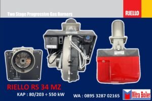 DATA TEKNIS RIELLO RS 34 MZ BAHAN BAKAR GAS