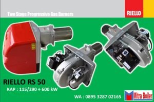 DATA TEKNIS RIELLO RS50 BAHAN BAKAR GAS