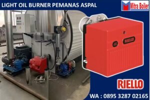 JUAL BURNER PEMANAS KETEL ASPAL MERK RIELLO 