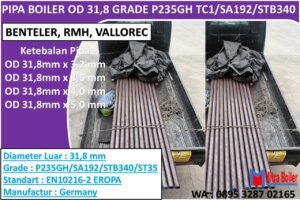 JUAL PIPA BOILER OD 31,8 MERK BENTELER