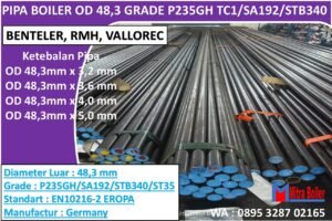 JUAL PIPA BOILER OD 48,3 BENTELER
