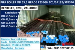 PIPA BOILER OD 63,5 BENTELER 