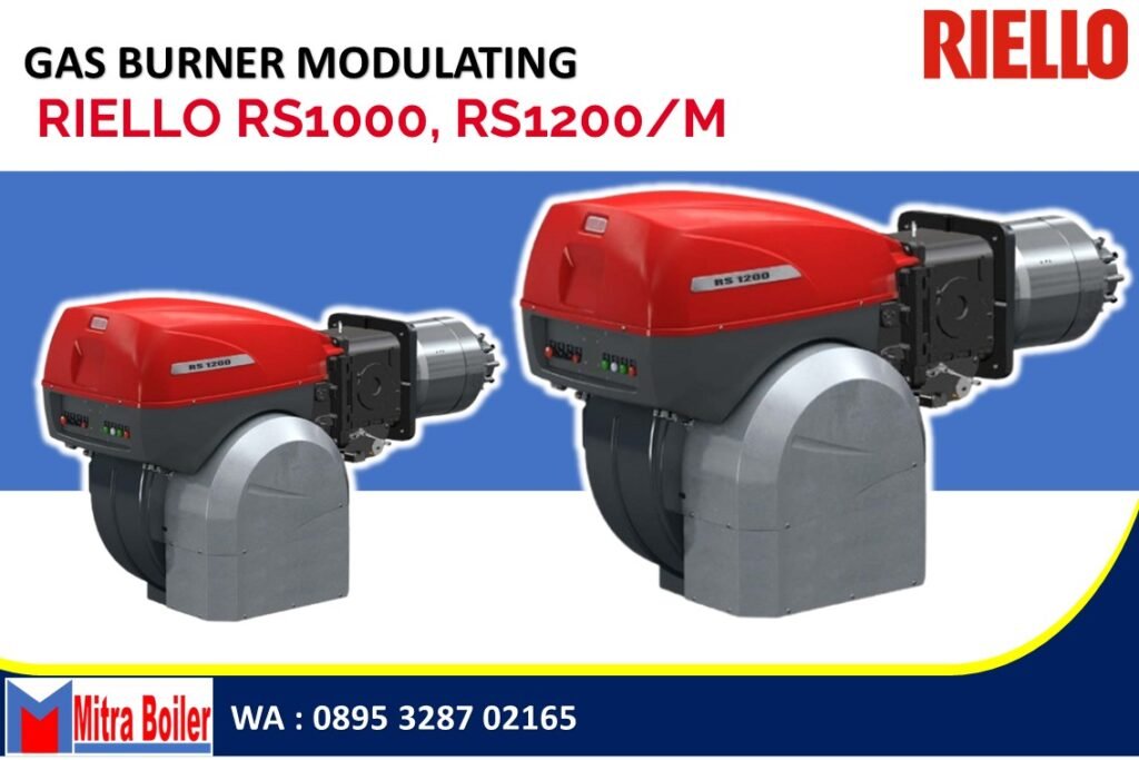 GAS BURNER RIELLO RS 1000/M, RS 1200/M MODULATING